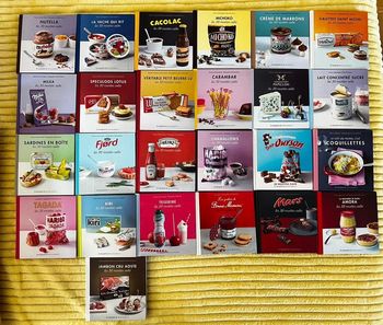 Lot de petits livres de recettes
