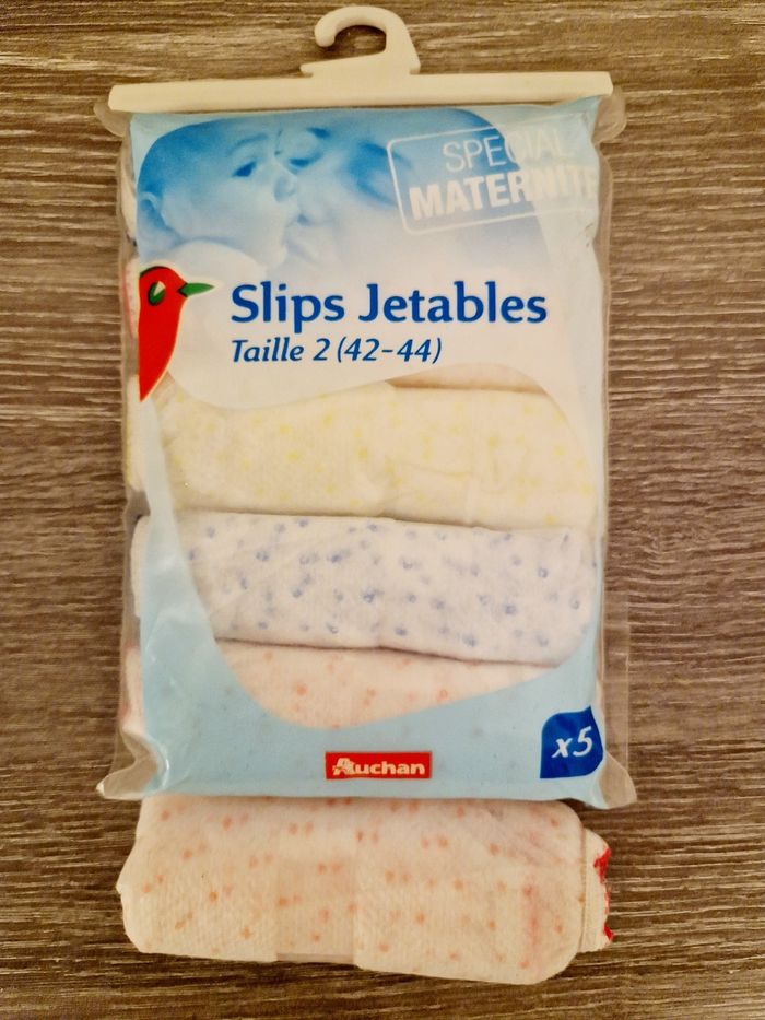 Lot de 6 slips jetables special maternité taille 42/44 neufs