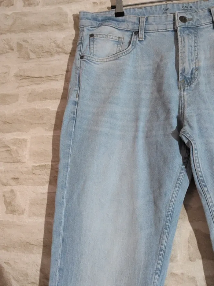 Jean Celio Homme – Bleu Taille 44 - photo numéro 2