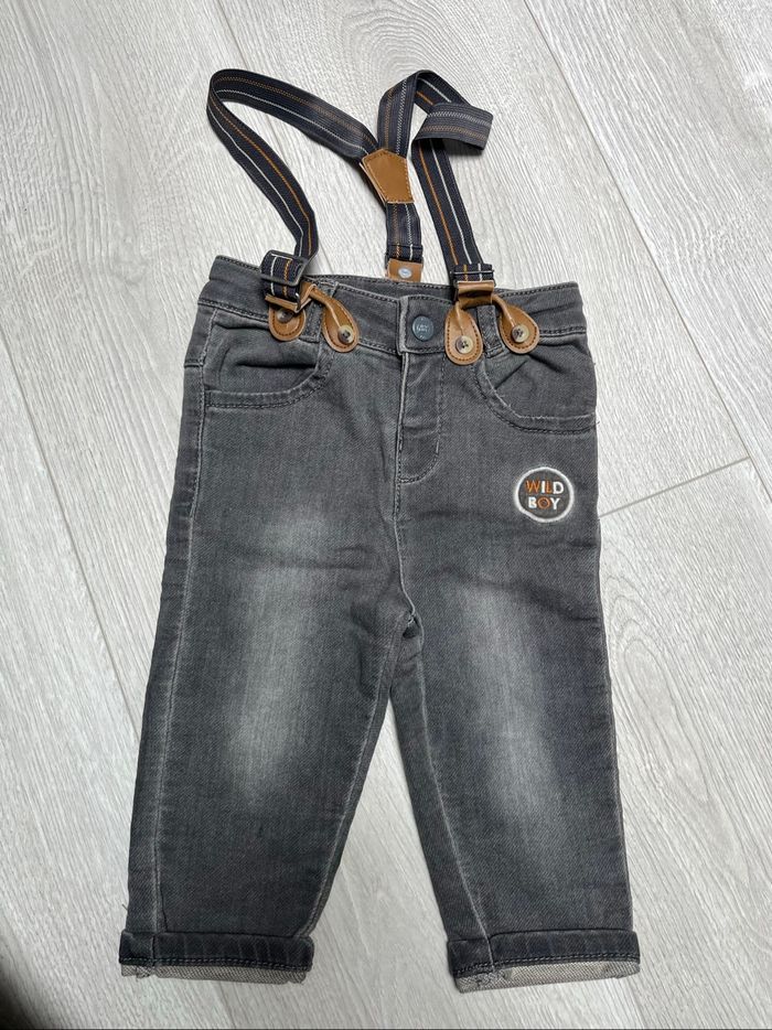 Pantalon avec bretelle