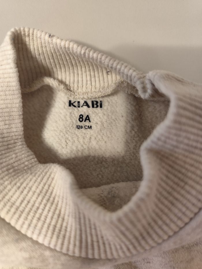 Sweat beige bonhomme de neige - photo numéro 2