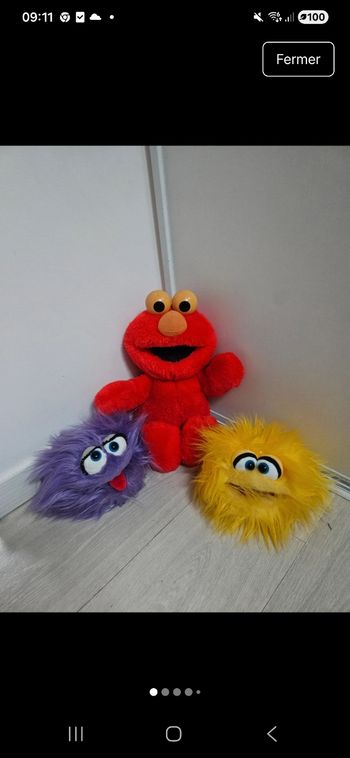 Lot peluches puppets shows 