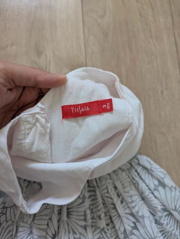 Robe chic blanche et grise Tissaia 3 ans - photo numéro 5
