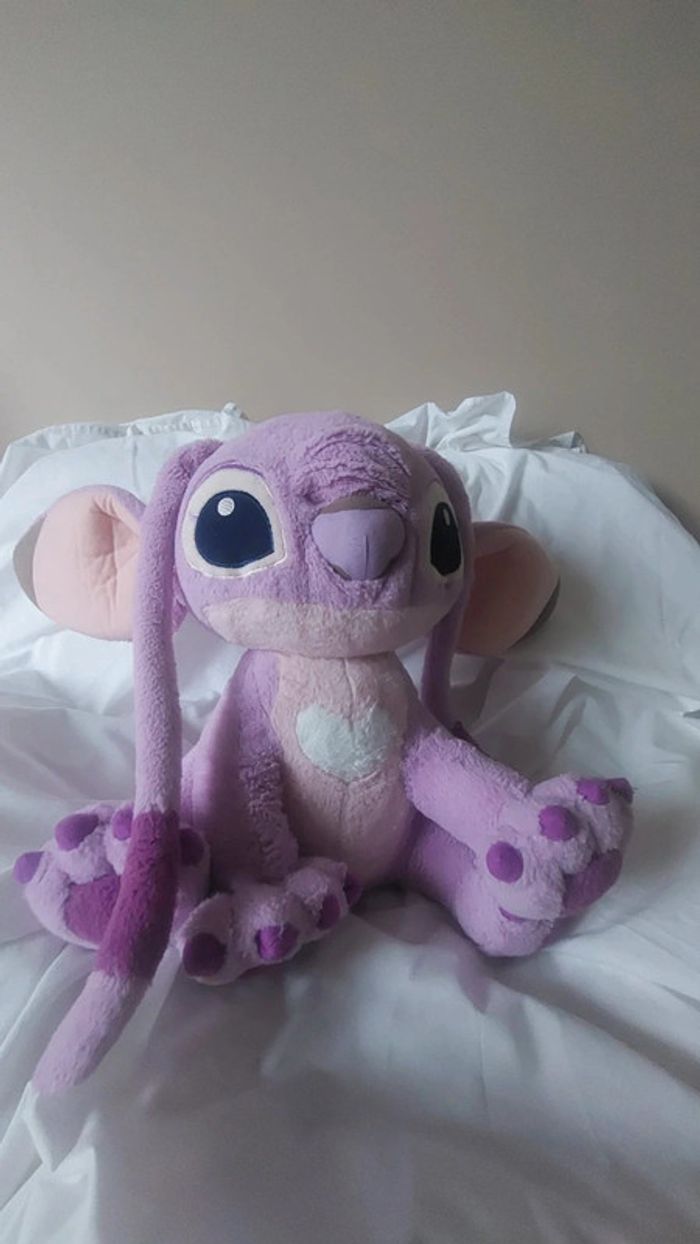 Grande peluche Angel Stitch Disneyland Paris