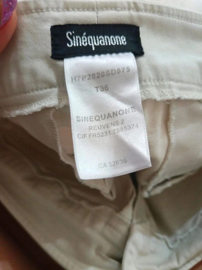 C51 pantalon crème Sinequanone 36 - photo numéro 3