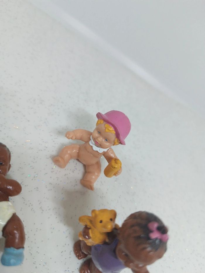 petite poupée small baby babies bébé black noir couche chapeau cap doudou gummi bully hochet - photo numéro 4