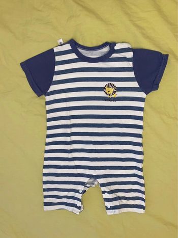 Barboteuse d’été motif Marin, 18 mois