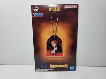 One piece Ichiban Kuji G Porte Clé / Key Ring New Four Emperors Shanks