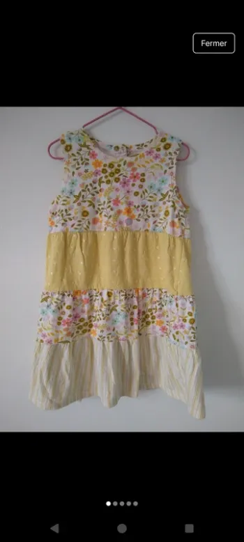Robe d'été en 100% coton