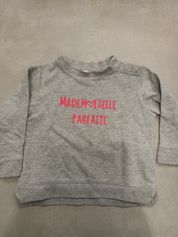 Pull 18 mois mademoiselle parfaite