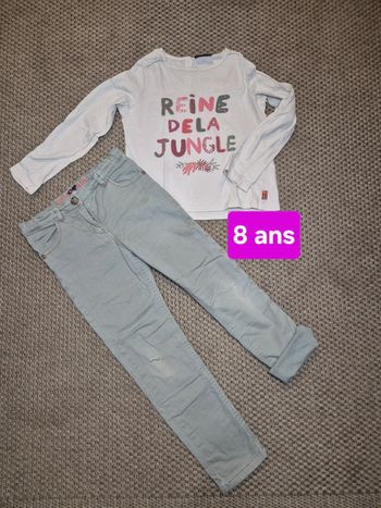 Ensemble sergent major fille - 8 ans