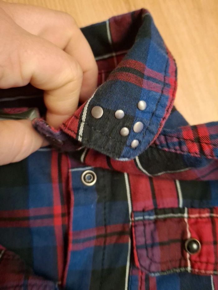 Chemise à carreaux 12 ans Bilook - photo numéro 7