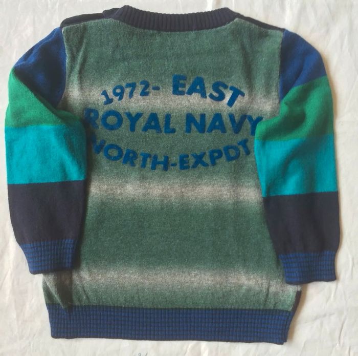 Pull tricot hiver taille 3 ans catimini comme neuf - photo numéro 4