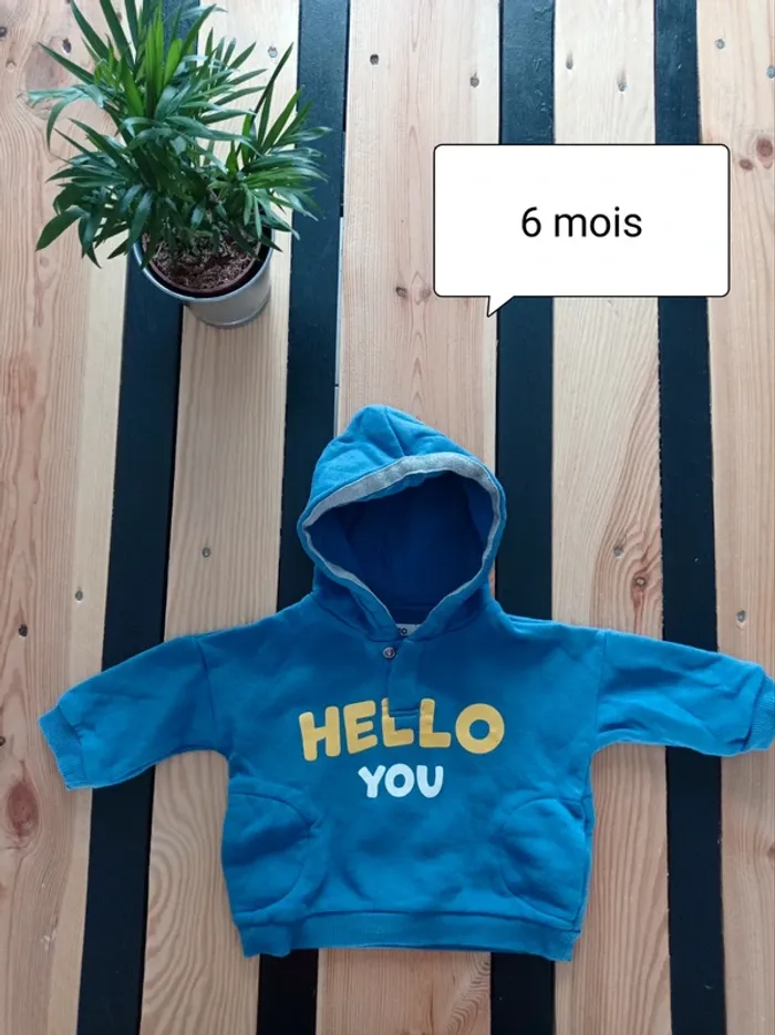 Pull bleu