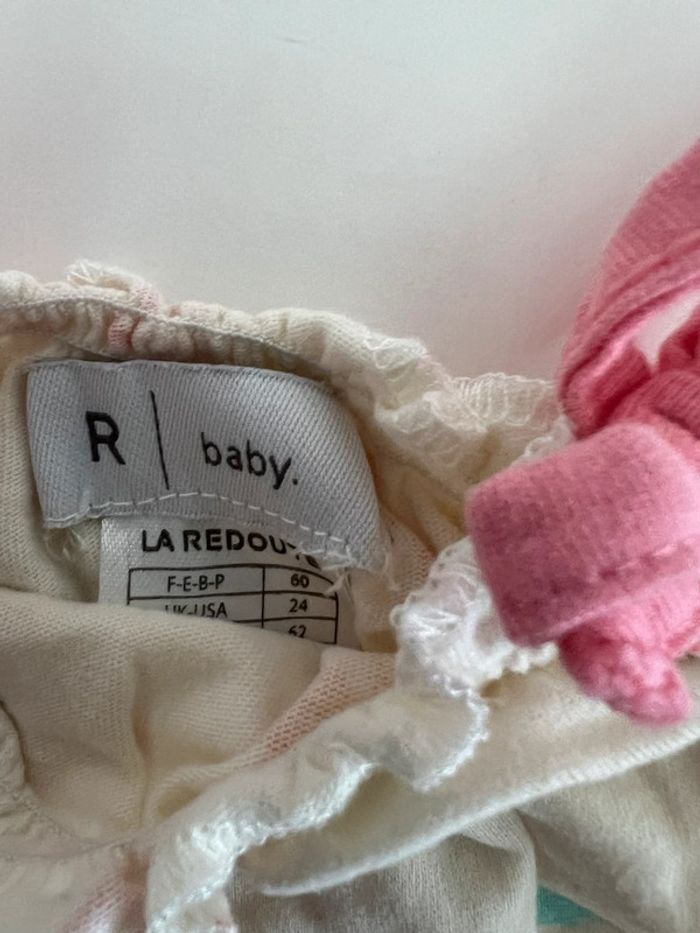 Lot de 2 hauts La Redoute taille 3M /60cm - photo numéro 3