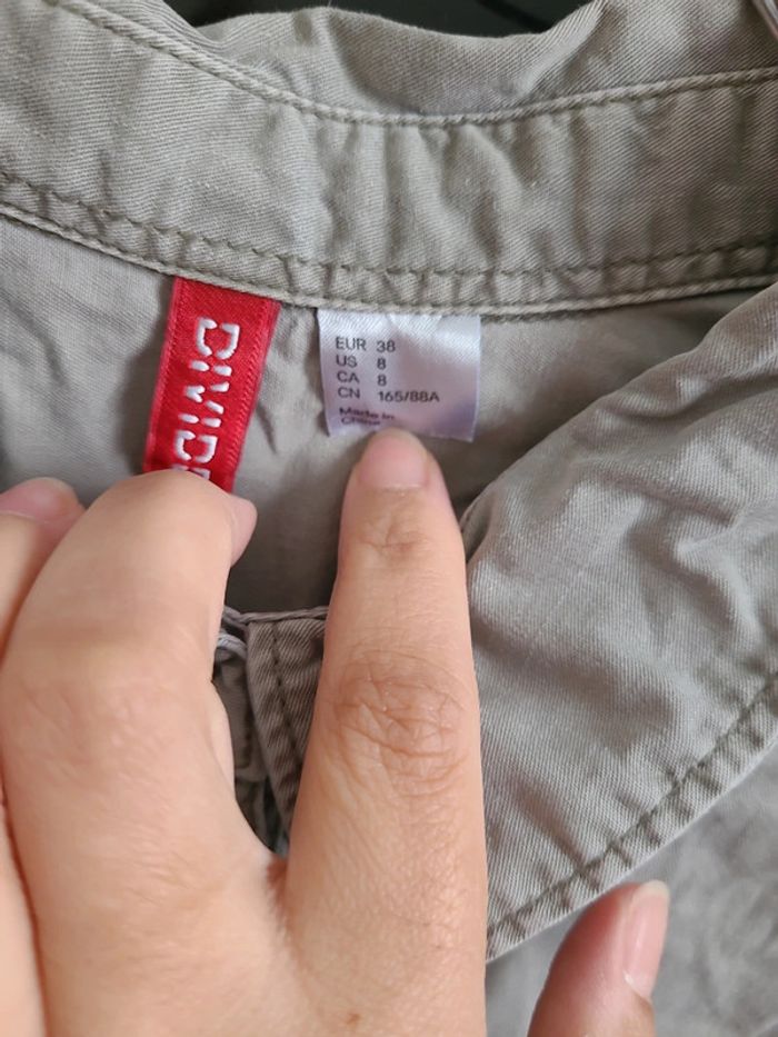 Chemise jeans gris - photo numéro 6