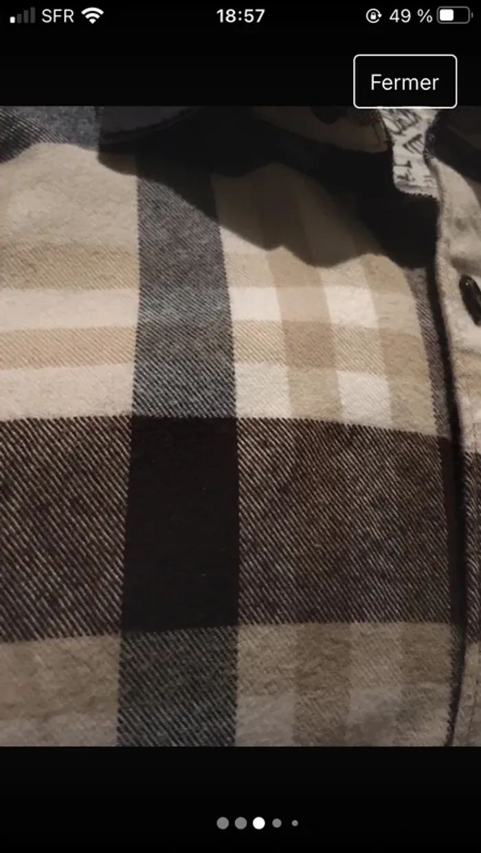 Magnifique chemise homme en L toute douce toute chaude excellent état de la boutique Armand Thiery - photo numéro 6