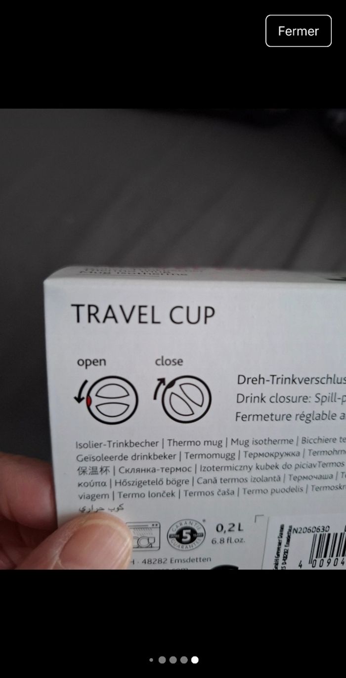 Thermos mug - photo numéro 7