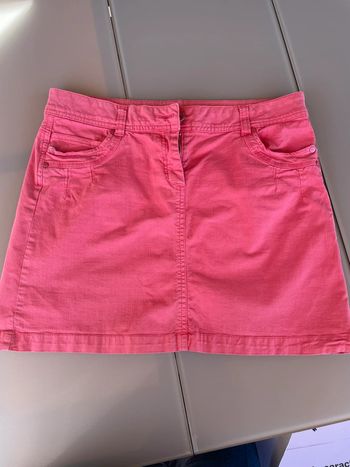 Jupe en jean rose Camaïeu 42