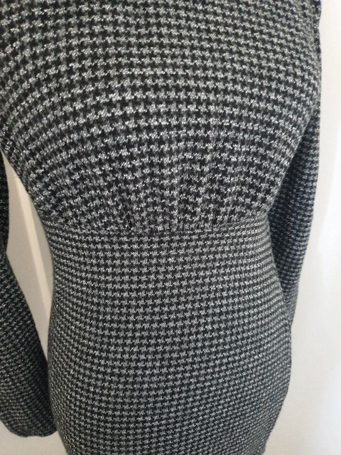 Robe pied de poule femme hiver taille S - photo numéro 2
