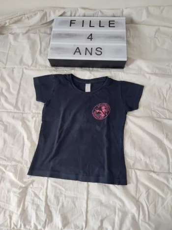 Tee-shirt manche courte fille 4 ans Marineland