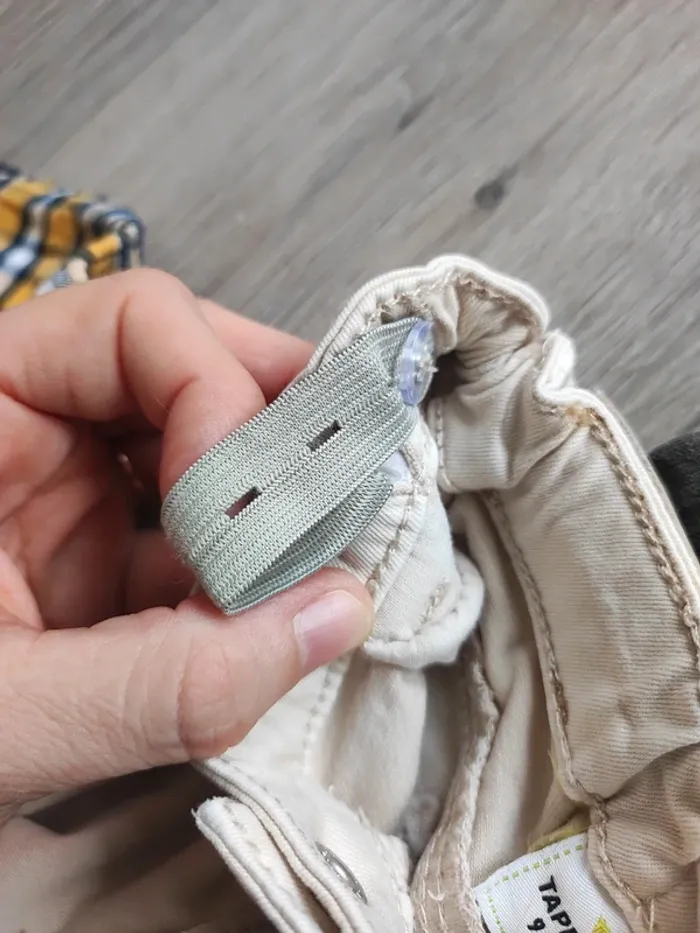 Ensemble tape à l'oeil chemise pantalon 9 mois - photo numéro 5
