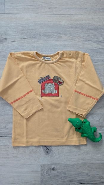 Tee-shirt manches longues éléphant 