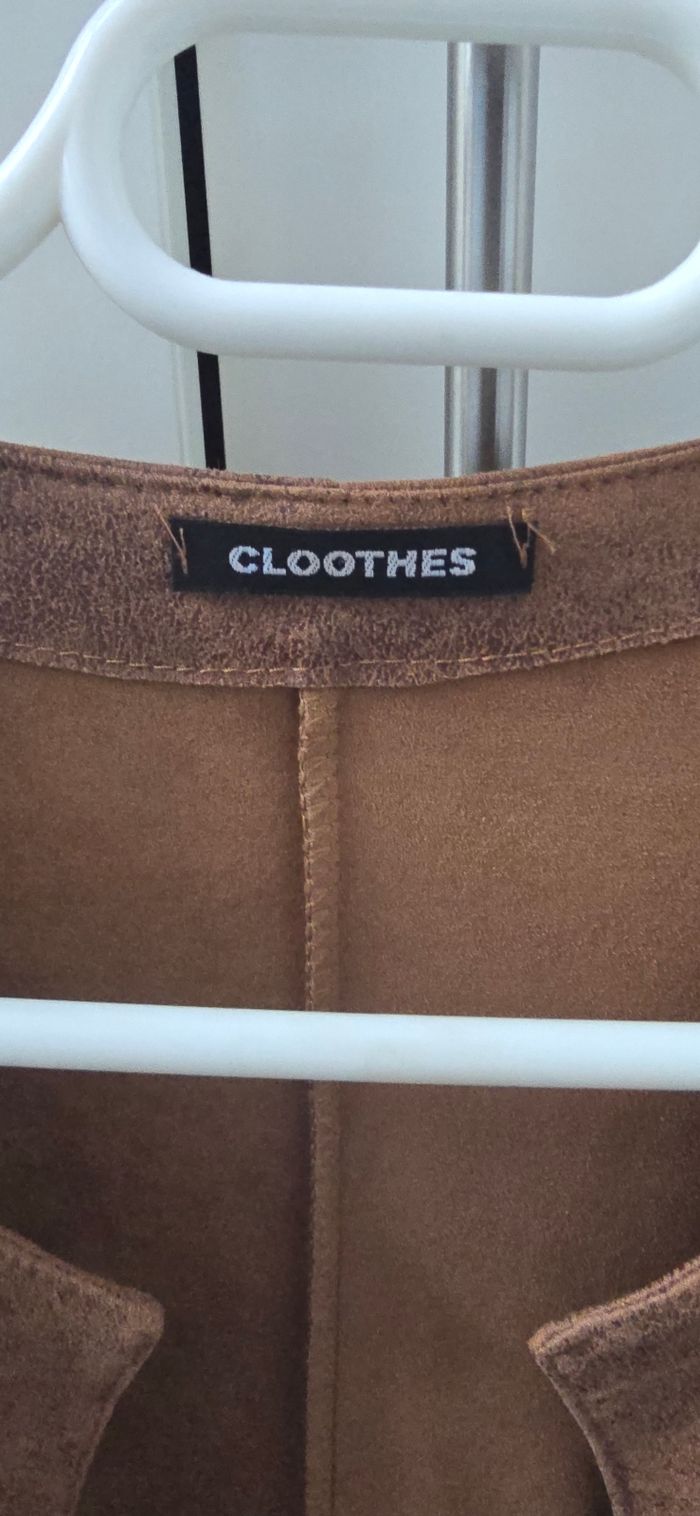 Veste marron fluide - photo numéro 2