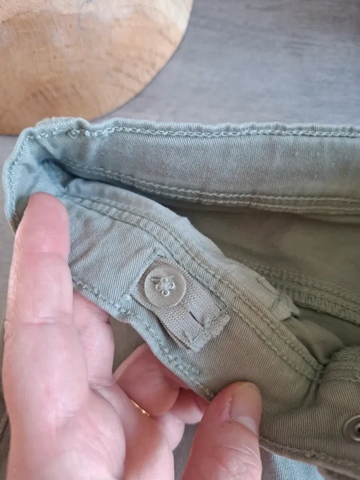 Pantalon slim kaki taille 10 ans - photo numéro 4