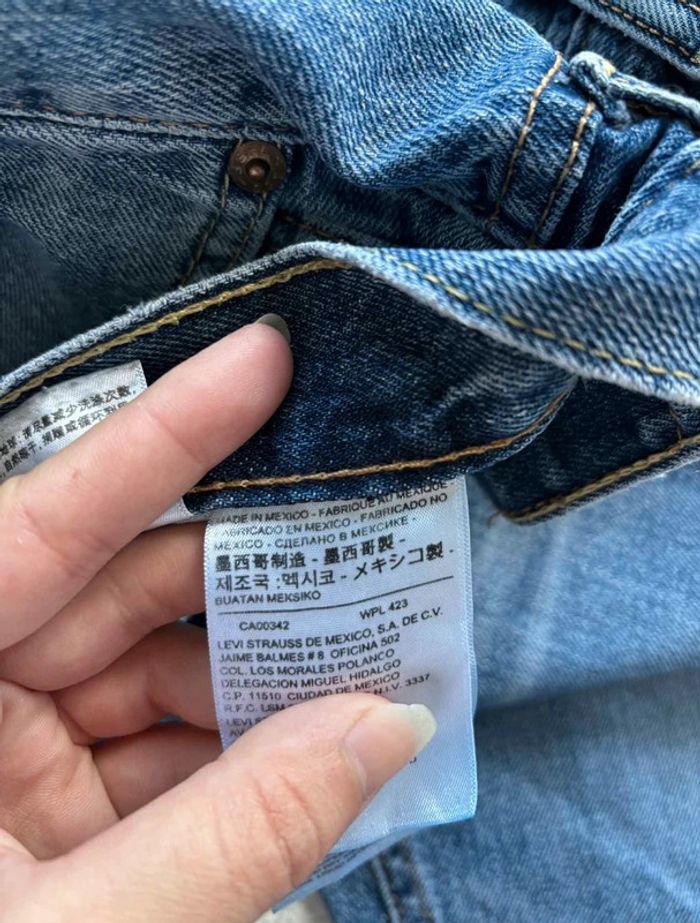 Levi’s 541 W32 (L/42) L30 Jean Athletic Fit slim taper bleu clair délavé fuselé 00s y2k vintage - photo numéro 8