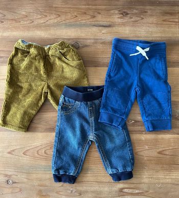 Lot de 3 pantalons - 3 mois