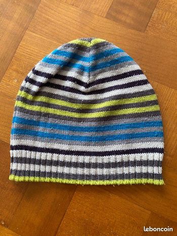 Bonnet garçon - taille 8/12 ans