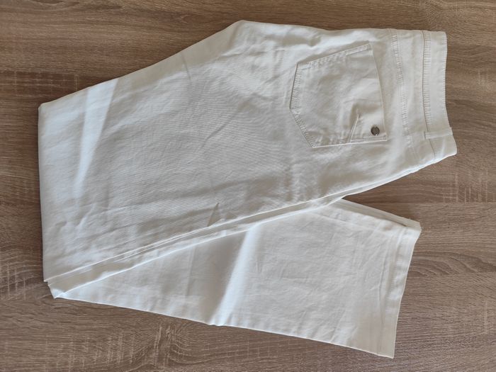 Pantalon T38 blanc IKKS - photo numéro 3