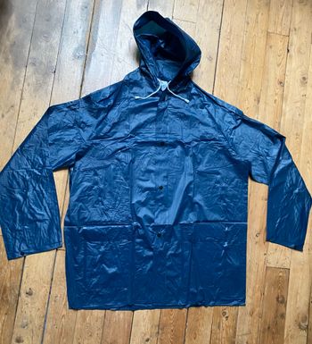 Veste Habit de pluie neuf bleu marine taille XL