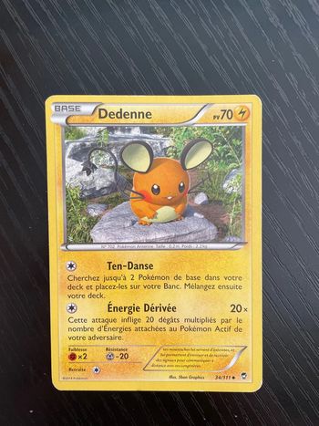 Carte Pokémon Dedenne 34/111