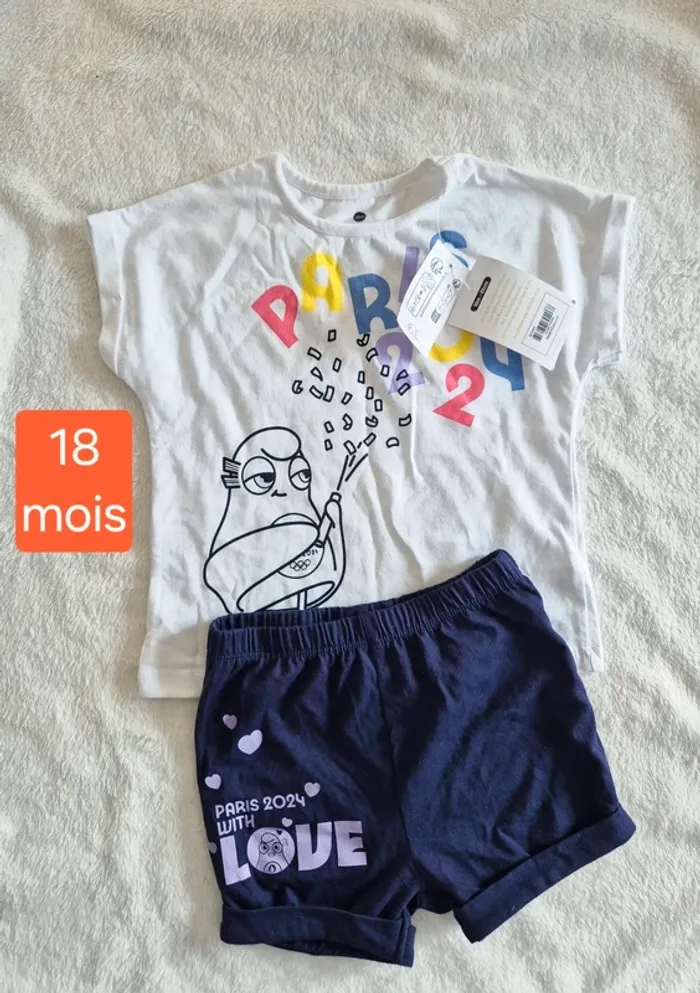 Ensemble short t shirt Jo paris 2024