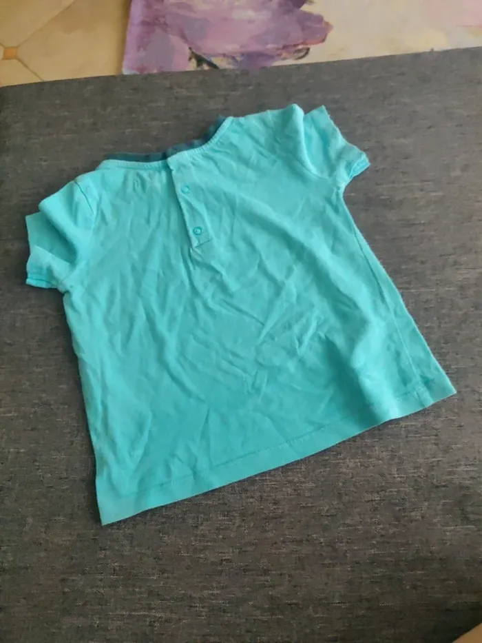 T-shirt bleu - photo numéro 3