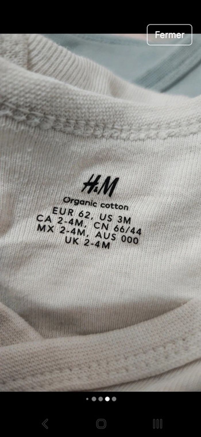 Lot de 6 bodies - photo numéro 7