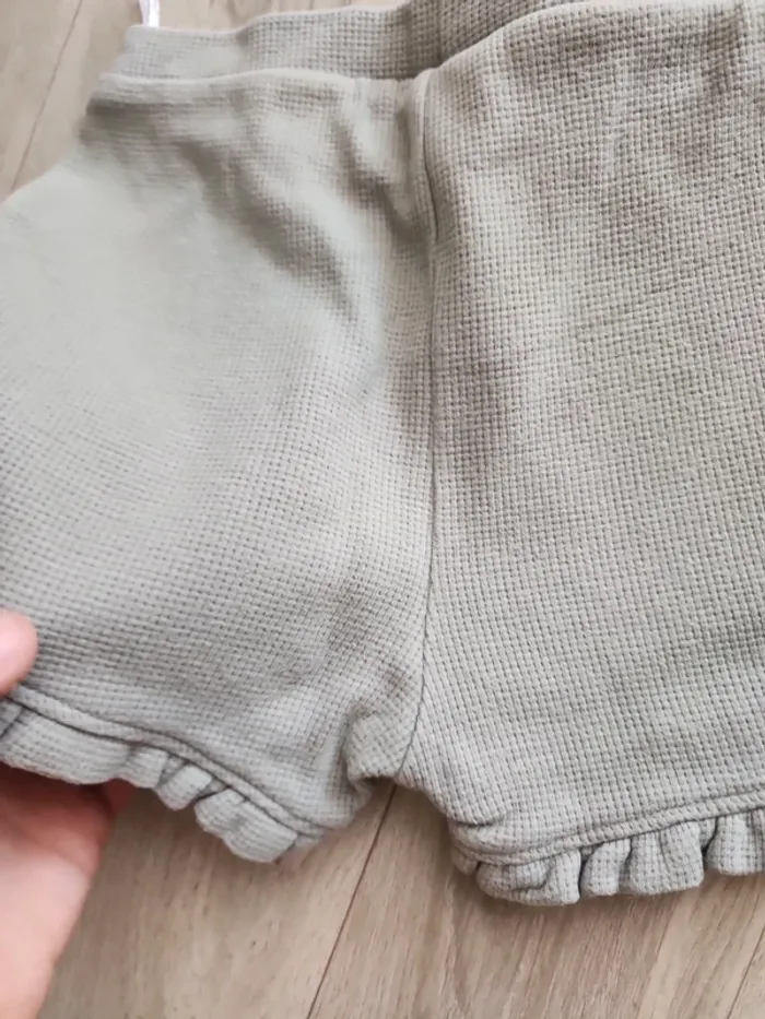 Short kaki coton gaufré 98cm - photo numéro 5