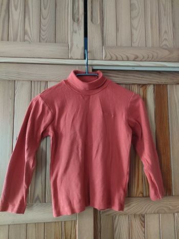 Sous-pull fille orange