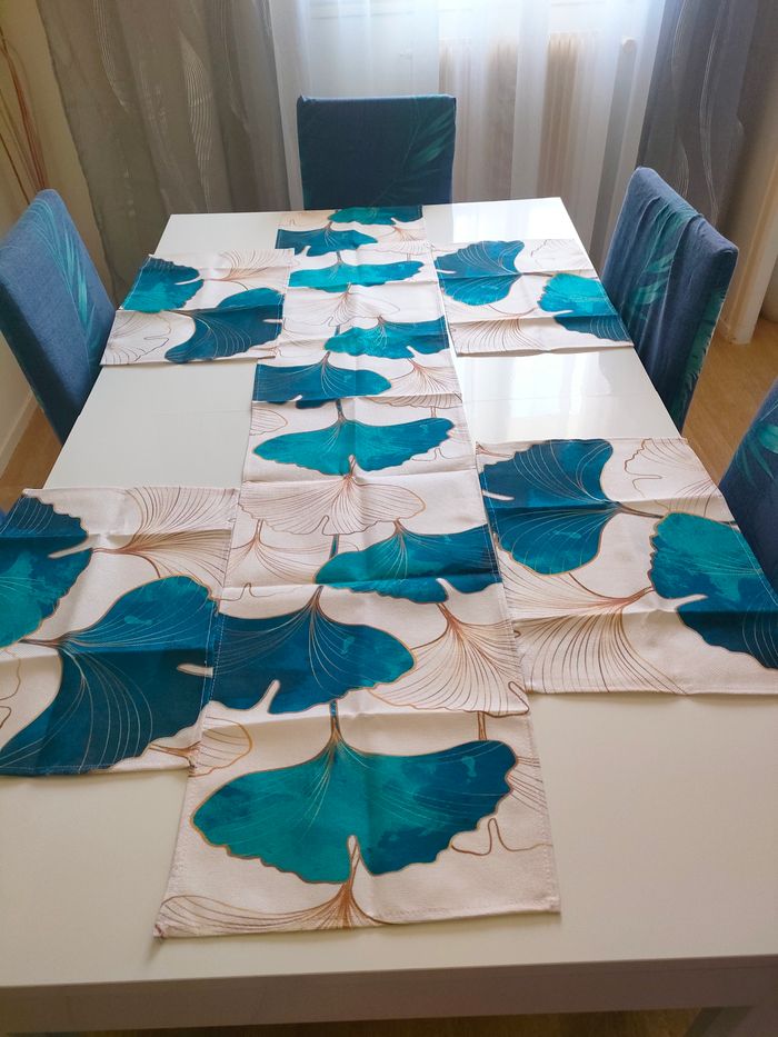 Ensemble Sets de table fleur Ginkgo - photo numéro 3