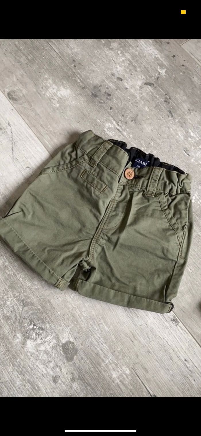 Short kaki garçon