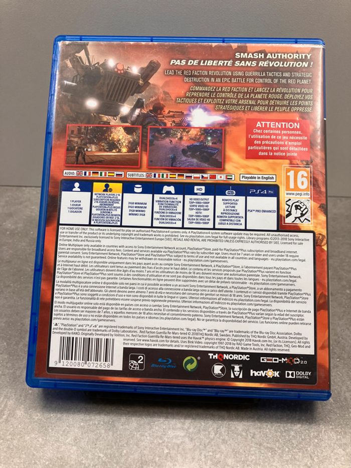 Jeux Ps4 : Red Faction Guerilla (J2025305) - photo numéro 2