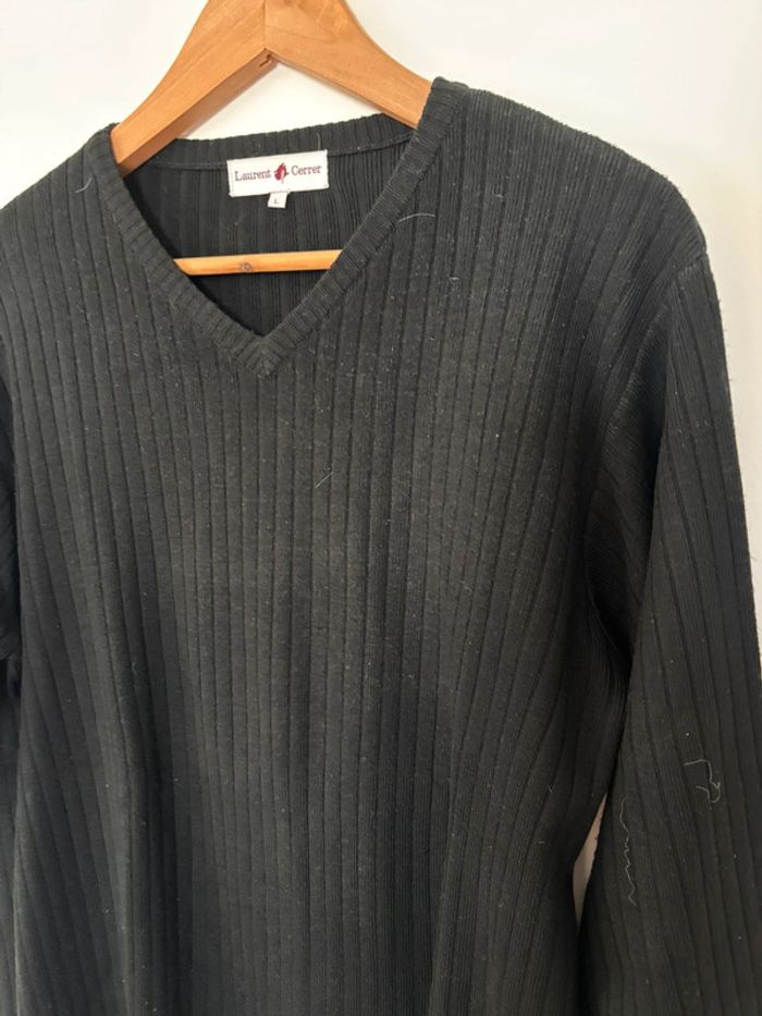 Pull col V taille L Laurent Cerrer - photo numéro 3
