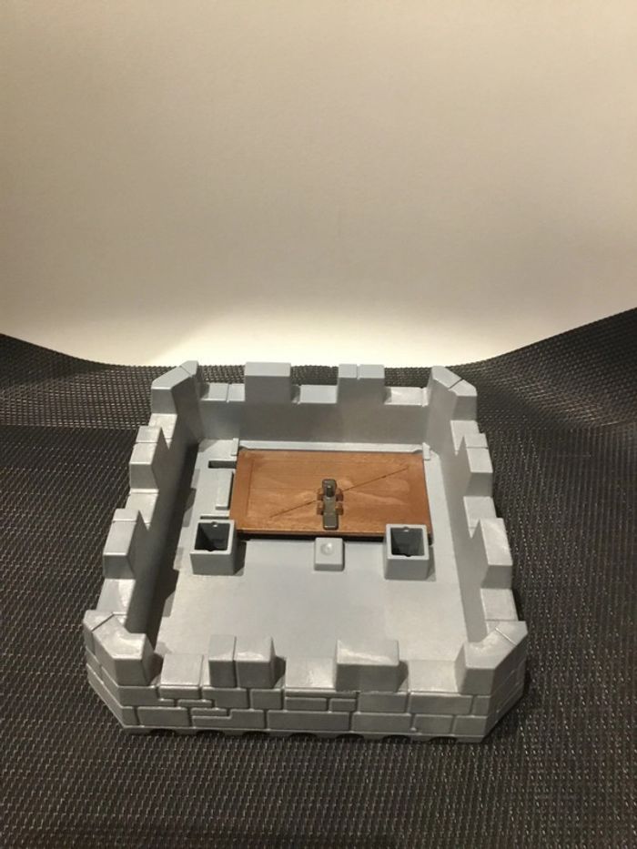 Playmobil créneaux et porte trape avec loquet château 6697 moyen âge pièces détachées - photo numéro 4