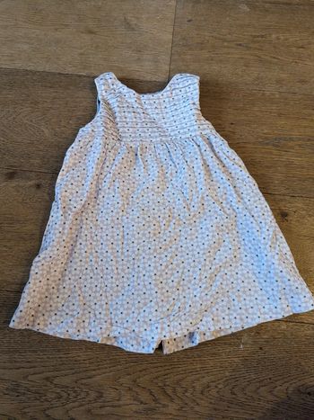 Robe fleurie sans manche obaibi 12 mois