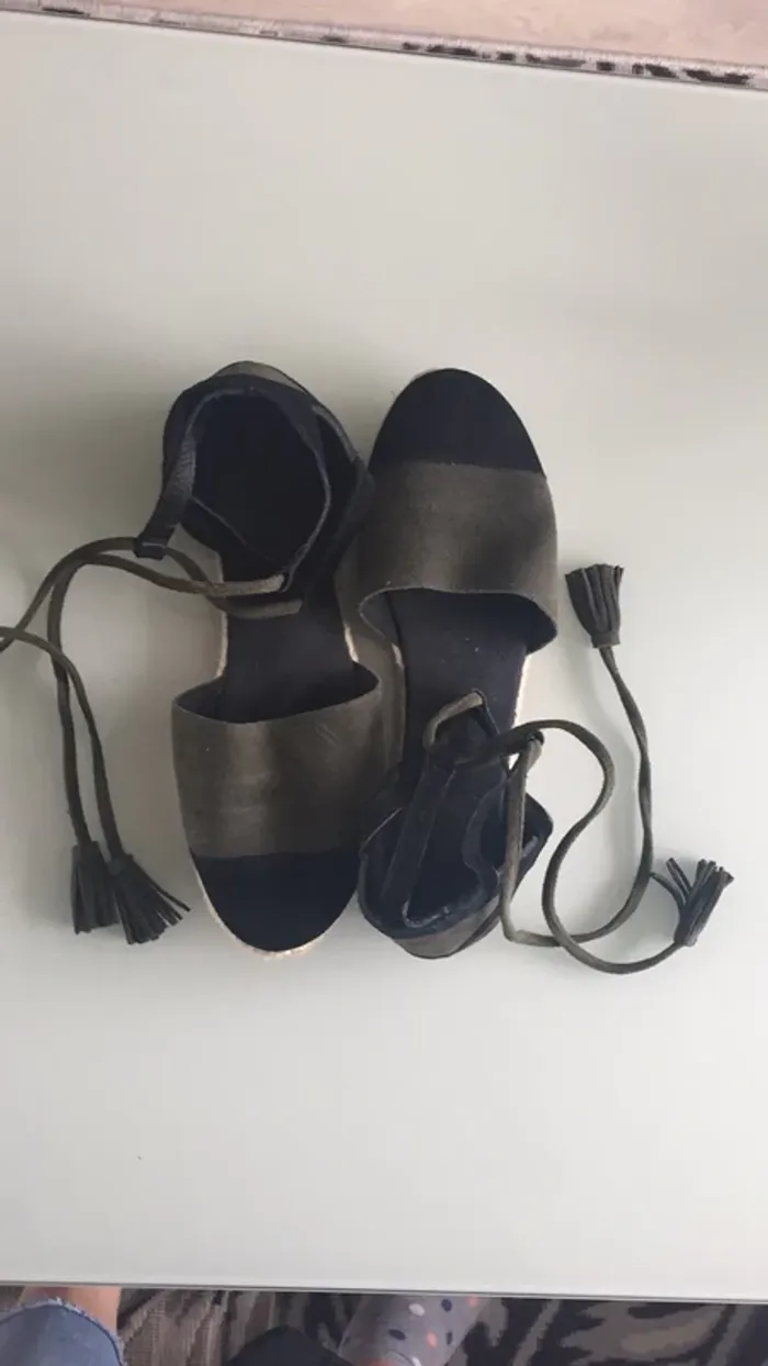 Espadrille a lacets - photo numéro 2