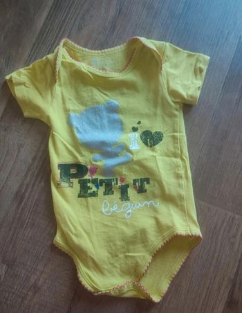 Body petit béguin mixte 74cm