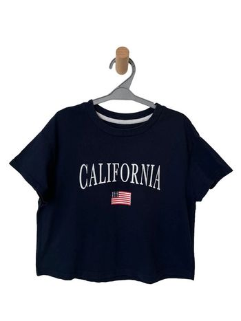 Crop top manches courtes “California” - La Redoute 12 ans (150cm)