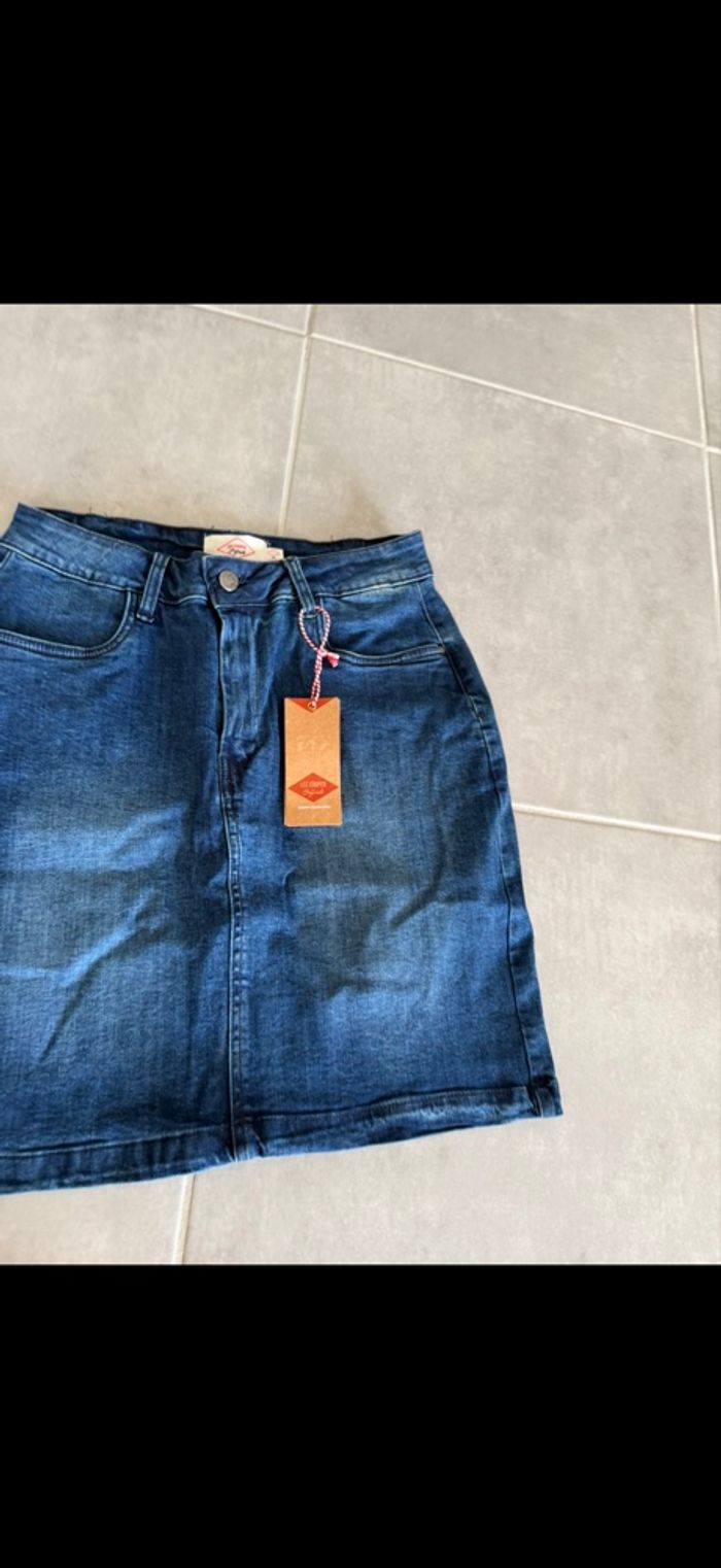 Jupe en jean Lee Cooper Taille 40 - photo numéro 4